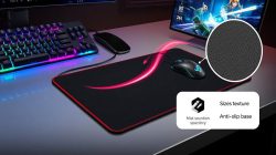 Review Mouse Pad Gaming Ukuran Besar Dengan Permukaan Kain Sangat Halus